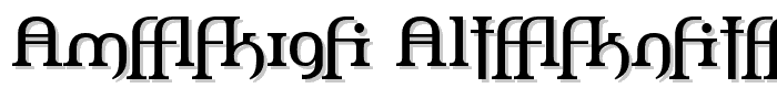 Amerika Alternates font